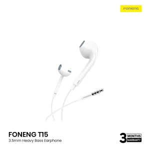 FONENG T15 Half-In-Ear 3.5mm Heavy Bass Earphone